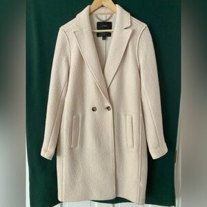 J Crew Daphne Topcoat - Ivory - Size 10